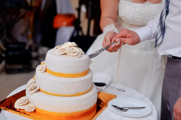 Hochzeitstorte — Stockfoto