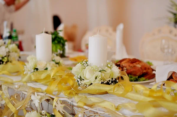 Wedding candles — Stock Photo, Image