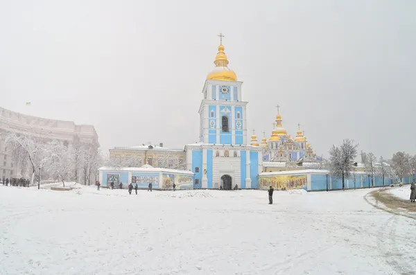 Guld kupoler av Ukraina — Stockfoto