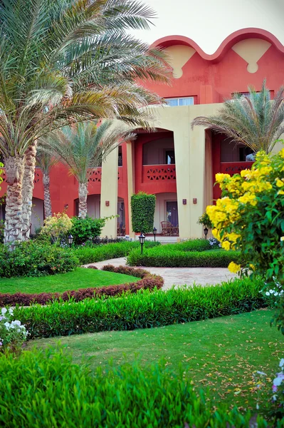 Hotel building in Egypt — Stock Photo, Image