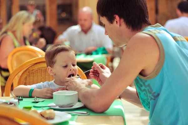 Petit déjeuner pour homme — Photo