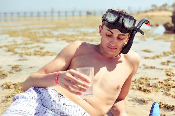 Entspannen am Strand — Stockfoto