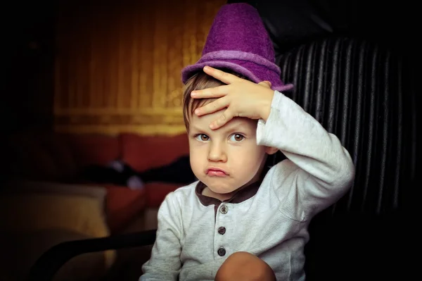 Emotional boy — Stock Photo, Image