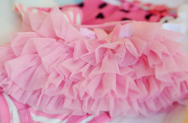 Pink ruffles — Stock Photo, Image