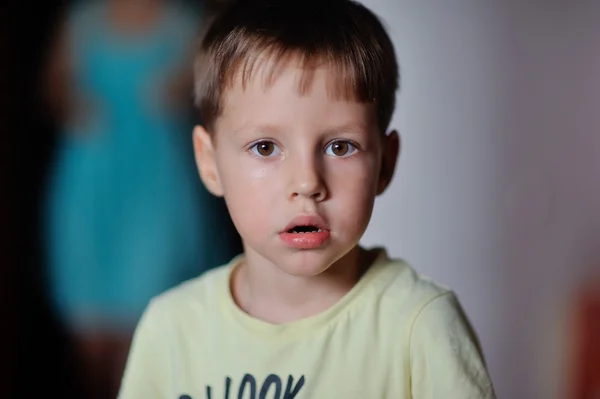 Egy csecsemő portréja Jogdíjmentes Stock Fotók