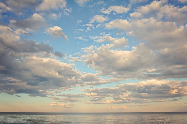 Sky over the sea