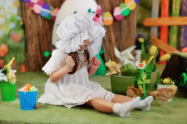 Menina em um conto de fadas — Fotografia de Stock