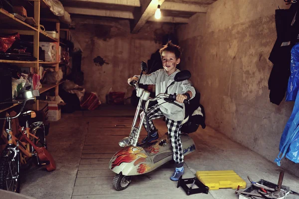 Biker boy — Stock Photo, Image