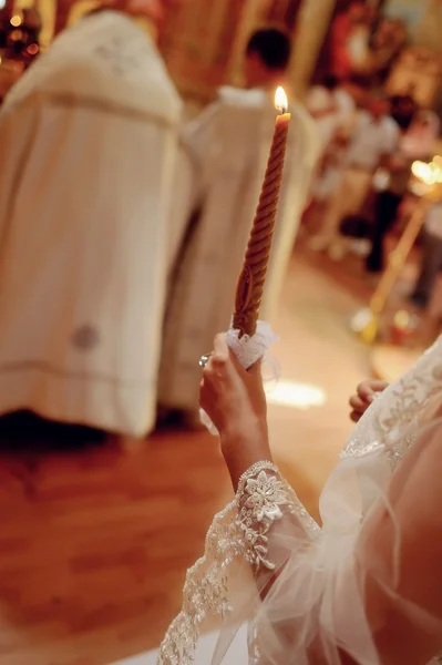 Velas de casamento — Fotografia de Stock