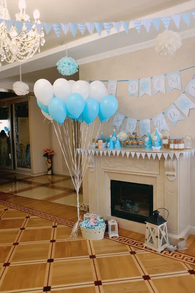 Feier mit Luftballons — Stockfoto