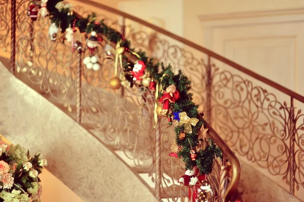 Escadaria decorada — Fotografia de Stock