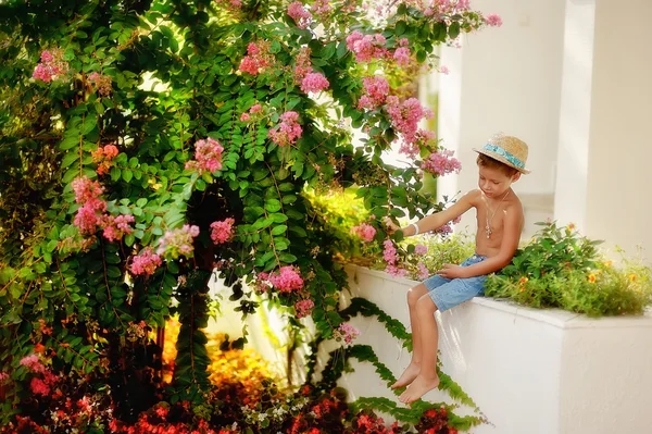 Little gardener — Stock Photo, Image