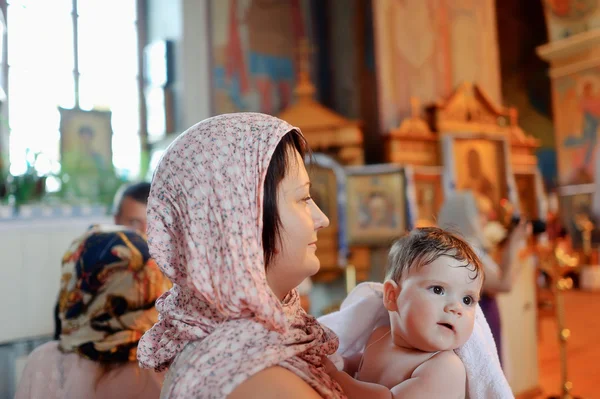 Infant baptism — Stock Photo, Image