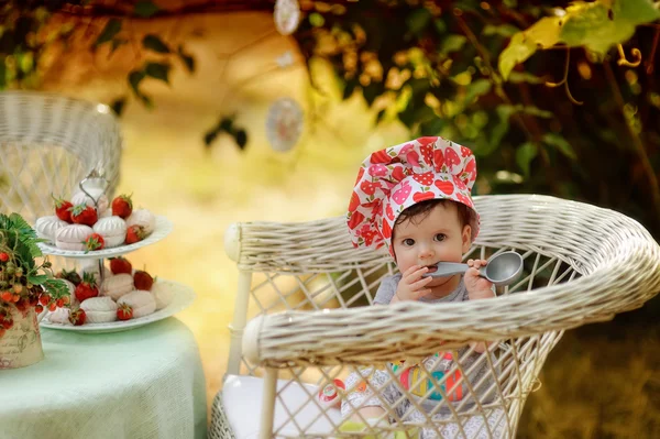 Baby chef-kok — Stockfoto