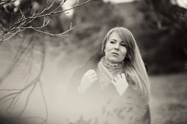 Bir kızın portresi.