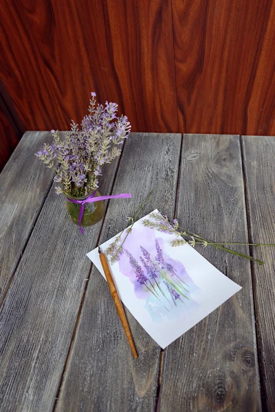 Bouquet von Lavendel — Stockfoto