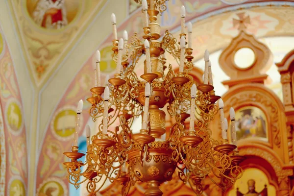 Church chandelier — Stock Photo, Image