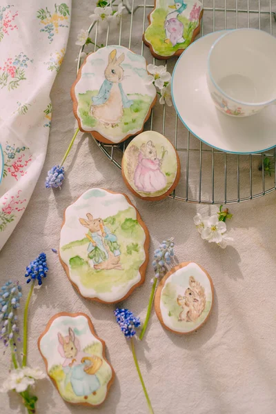 Easter Hand Painted Gingerbread — Foto de Stock
