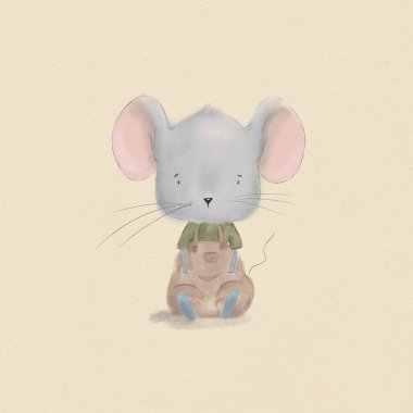 Çocuk resimleri, karikatür, sevimli hayvan, el yazması çizimler.