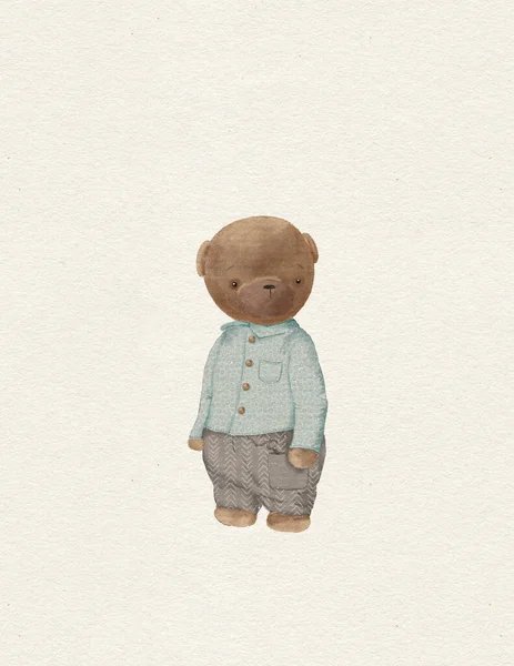 Zeichnung Von Spielzeug Teddybär — Stockfoto