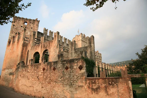 Antiguo Castillo Torri Del Benaco Italia — Foto de Stock
