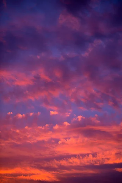 Dramitic Sunset Sky Clouds — Stock Photo, Image