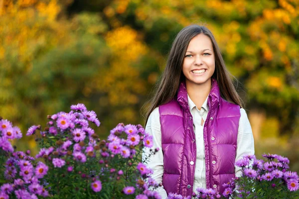 Ragazza - autunno Fotografia Stock