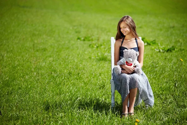 Menina - sorriso - felicidade - Estilo de vida - romance Fotografia De Stock