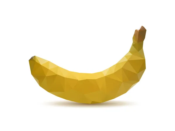 Banan streszczenie styl trójkąta — Wektor stockowy