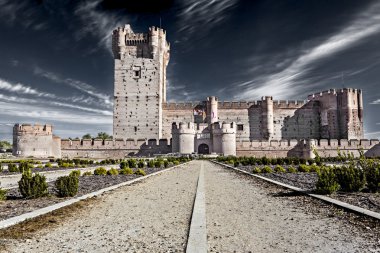 Mota Castle, Spain clipart