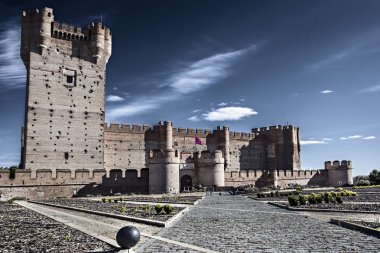 Mota Castle, Spain clipart