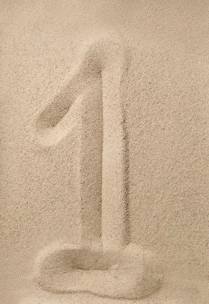 Numéro un de sable — Photo