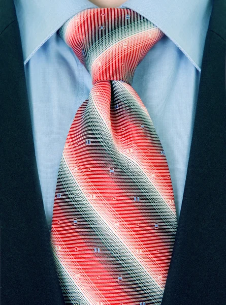 Geschäftsmann-Krawatte aus nächster Nähe — Stockfoto