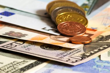 Dollars euro and czech money line growth
