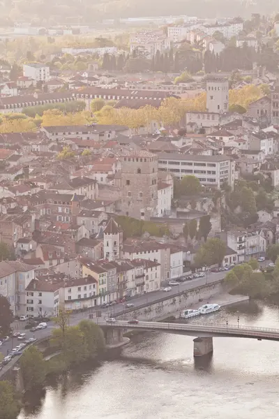 Město Cahors ve Francii — Stock fotografie