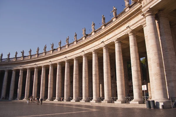 Náměstí svatého Petra v Římě — Stock fotografie
