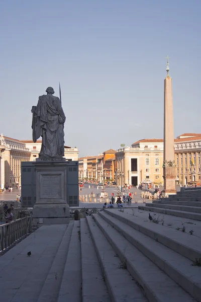 Náměstí svatého Petra v Římě — Stock fotografie