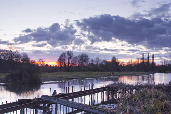 Fiume Avon a Salisbury — Foto Stock