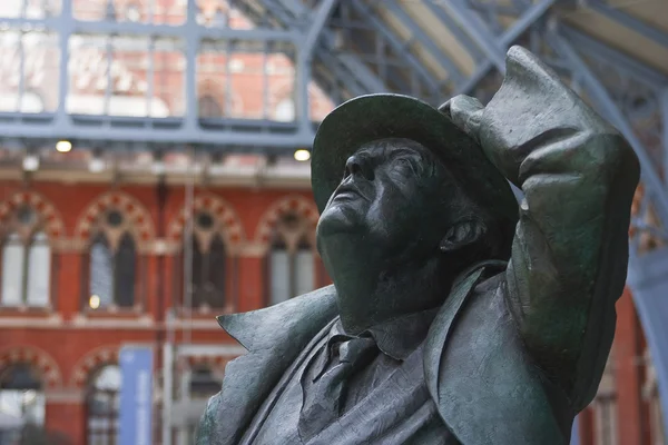 Estátua de John Betjeman — Fotografia de Stock