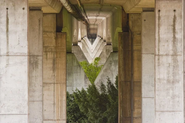 Motorway bridge in France — Stock Photo, Image