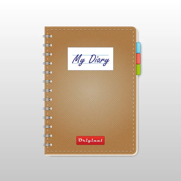 My Diary — Stock Vector