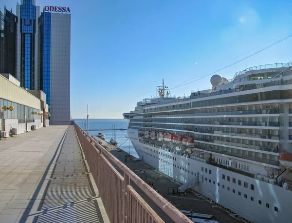 Ukraine Odessa Marine Station June 2012 Ocean Cruise Liner Costa — Stockfoto