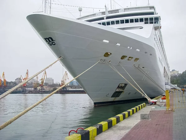 Ukraine Odessa Sea Commercial Port November 2012 Ocean Cruise Liner — Stockfoto