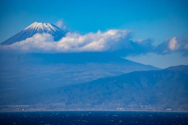 Nuvem no céu azul no Monte Fuji no Japão — Fotografia de Stock