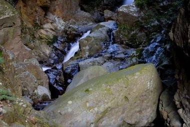 Numazu Shizuoka 'da kışın çağlayan