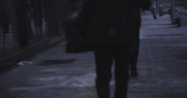 Spaziergänger auf der Straße in Shinjuku Tokio — Stockvideo