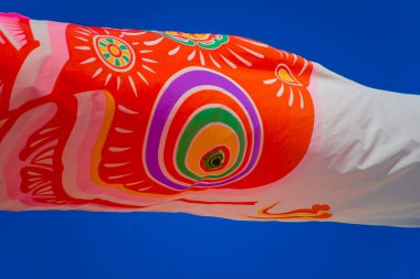 Tokyo gündüz güneşli parkta sazan streamer