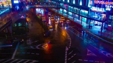 Osaka şehir merkezindeki caddenin zaman çizelgesi.