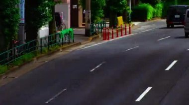 Tokyo 'da Kanpachi Bulvarı' ndaki otomobil sokağının zaman çizelgesi.