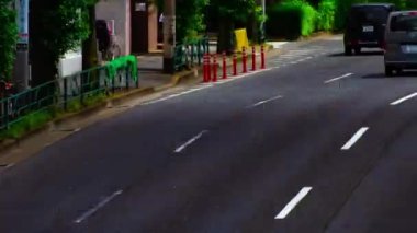 Tokyo 'da Kanpachi Bulvarı' ndaki otomobil sokağının zaman çizelgesi.